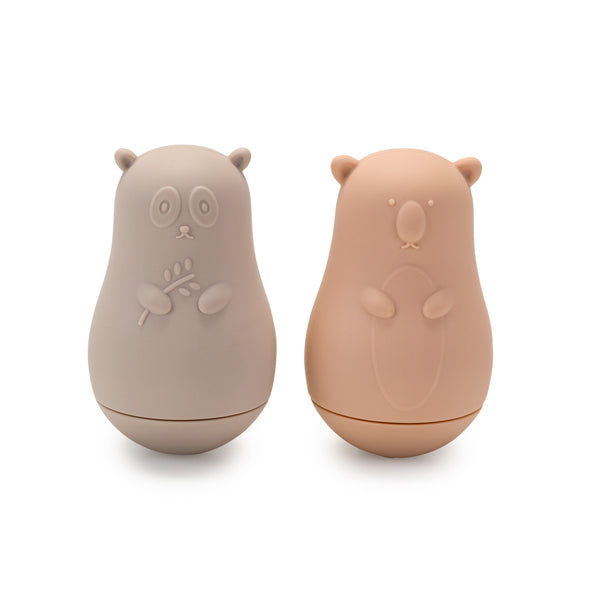 noüka Wobble Bath Toys - Softy Earth Set