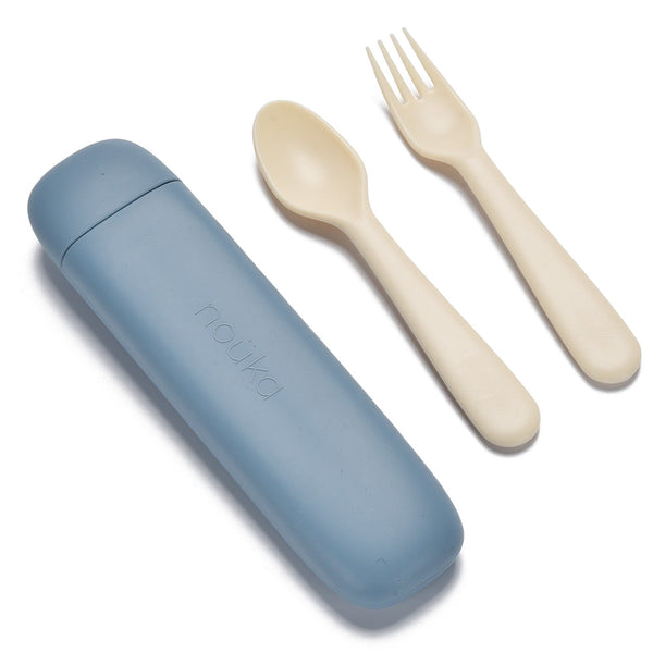 noüka Reusable Utensil Set & Carry Case - Wave