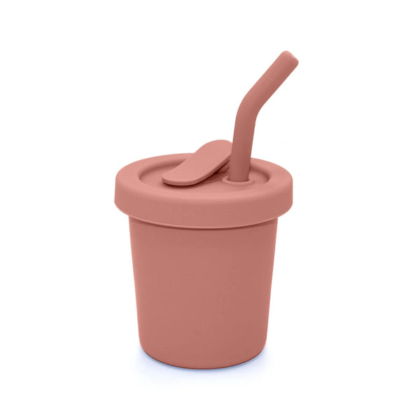 noüka Straw Cup 6 OZ - Lipstick Pink