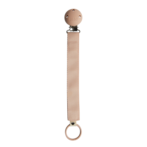 BIBS Pacifier Clip Ribbon - Blush (Min. of 2 PK , multiples of 2 PK)