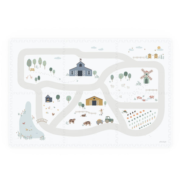 Play&Go EEVAA Puzzle Playmat Farm