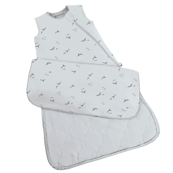 günamüna Sleep Sack Duvet Bamboo Whale 1 TOG
