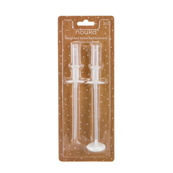 noüka Weighted Straw Replacement and Cleaning Brush for Weighted Straw Cup 9 oz