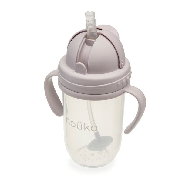 noüka Non-Spill Weighted Straw Cup 9 oz - Bloom