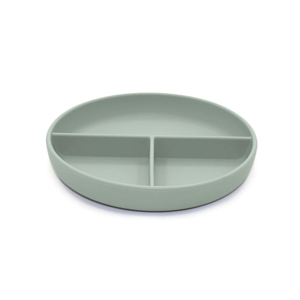 noüka Divided Suction Plate - Leaf