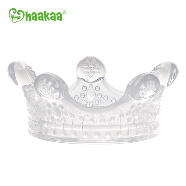 Haakaa Silicone Crown Teether - Clear