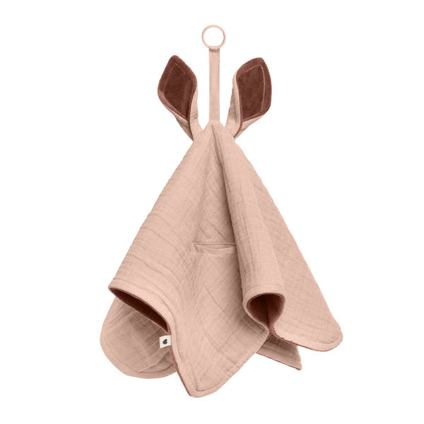 BIBS Cuddle Cloth Kangaroo Blush