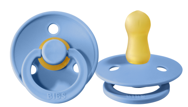 BIBS Pacifier Original COLOUR Latex 2 PK Sky Blue