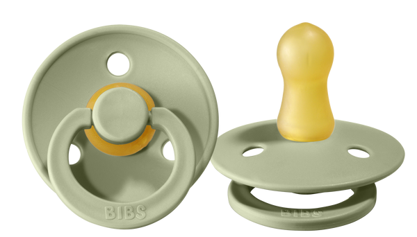 BIBS Pacifier Original COLOUR Latex 2 PK Sage