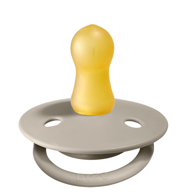 BIBS Pacifier De Lux Latex 2 PK Sand MAIGHAN'S
