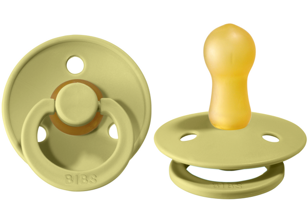 BIBS Pacifier Original COLOUR Latex 2 PK Meadow
