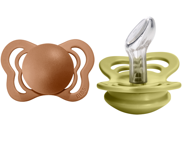 BIBS Pacifier COUTURE Silicone 2 PK Earth / Meadow