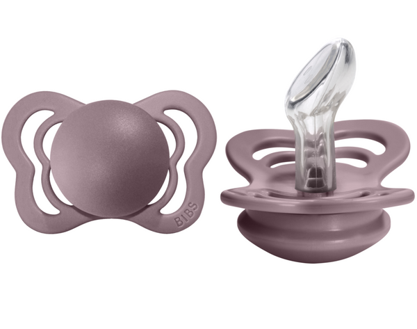 BIBS Pacifier COUTURE Silicone 2 PK Heather