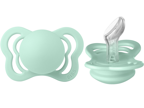 BIBS Pacifier COUTURE Silicone 2 PK Nordic Mint