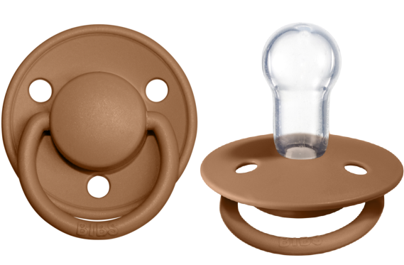 BIBS Pacifier De Lux Silicone 2 PK Earth ONE SIZE