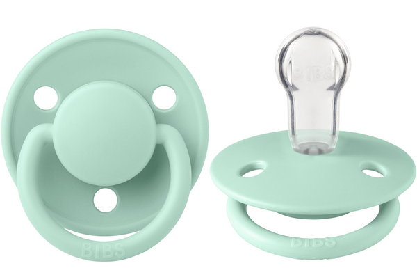 BIBS Pacifier De Lux Silicone 2 PK Nordic Mint ONE SIZE