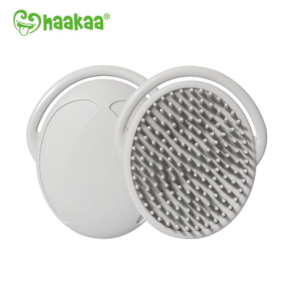Haakaa Silicone Shampoo Brush - Grey