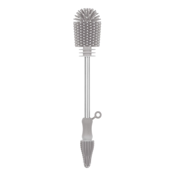 Haakaa Double-Ended Silicone Brush - Sueva Grey