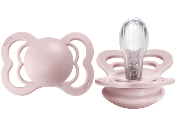 BIBS Pacifier SUPREME Silicone 2 PK Blossom