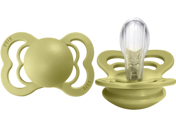 BIBS Pacifier SUPREME Silicone 2 PK Meadow