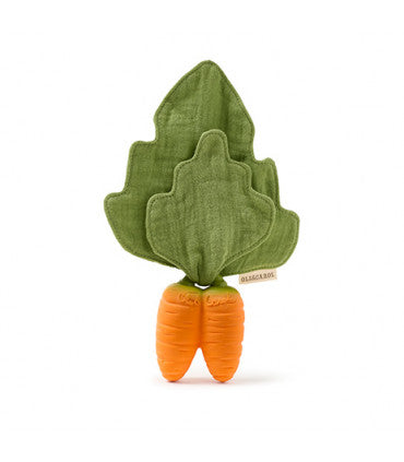 Oli & Carol Mini Doudou Teether - Cathy the Carrot