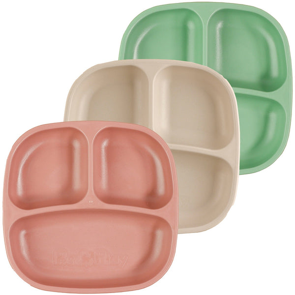 Re-play 3 Count Divided Plates, Desert, Sand, Sage