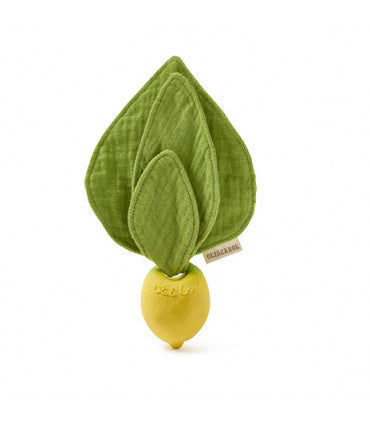 Oli & Carol Mini Doudou Teether - John Lemon