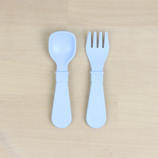 Re-Play 8 PK Tiny Utensils - Ice Blue