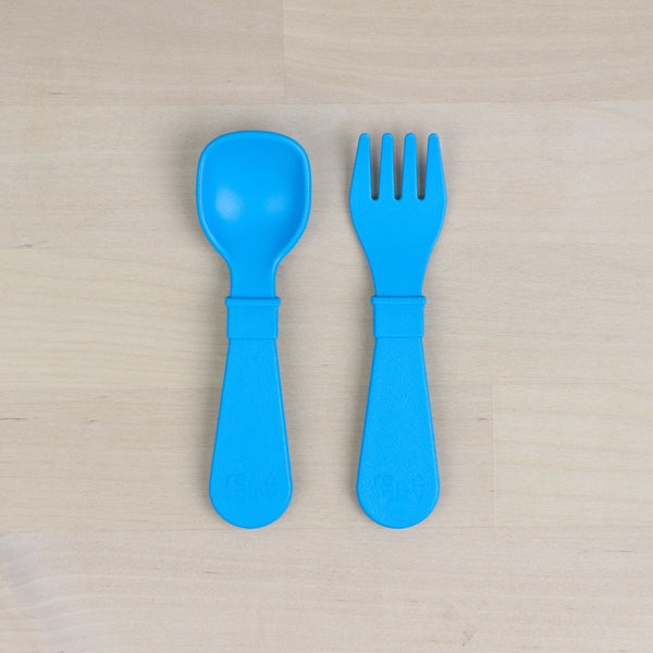 Re-Play 8 PK Tiny Utensils - Sky Blue