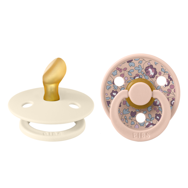BIBS x Liberty Pacifier Original COLOUR Latex Anatomical Eloise Blush