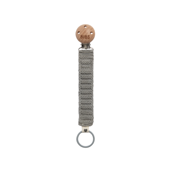 BIBS Pacifier Clip Knitted - Cloud
