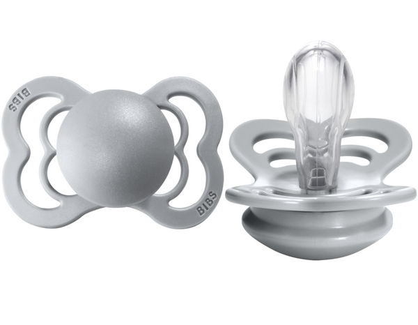 BIBS Pacifier SUPREME Silicone 2 PK Cloud
