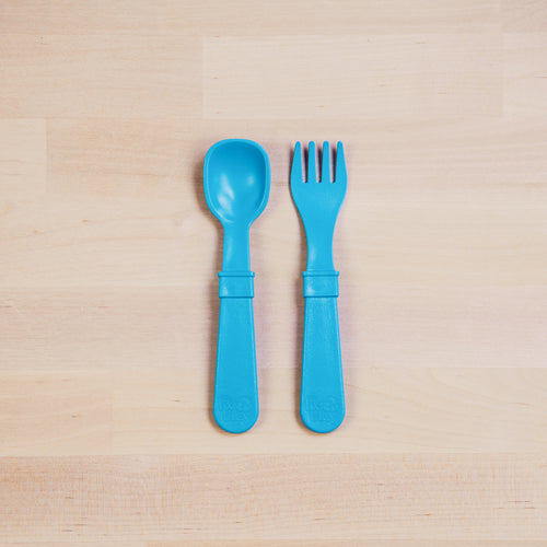 Re-Play 8 PK Open Stock Utensils - Sky Blue