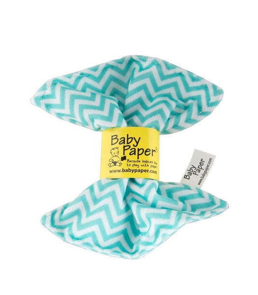 Turquoise Zig Zag Baby Paper
