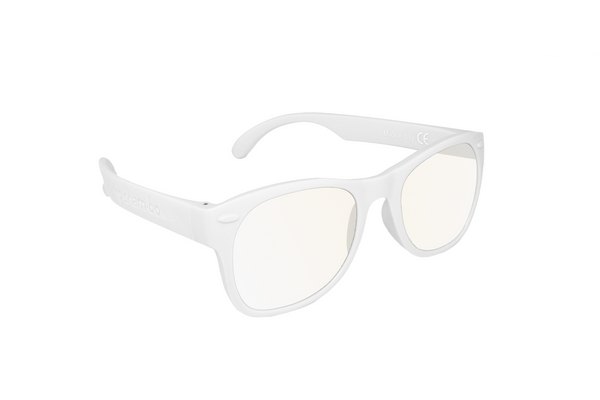 Ro Sham Bo Screen Time Blue Blocker AVN Glasses Ice Ice Baby White