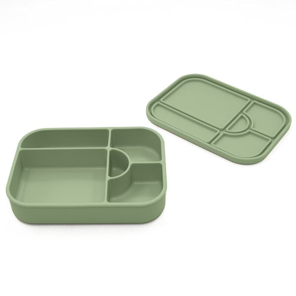 noüka Large Silicone Sealed Lunch Box - Leaf