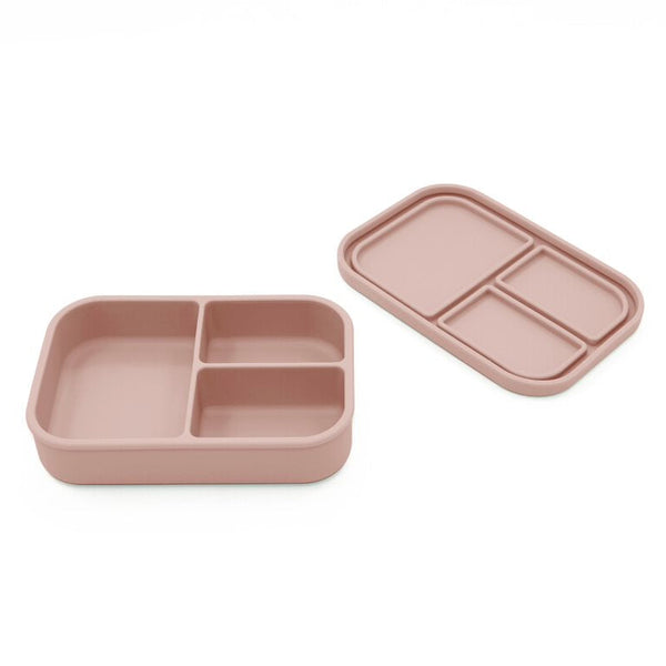 noüka Small Silicone Sealed Snack Box - Soft Blush