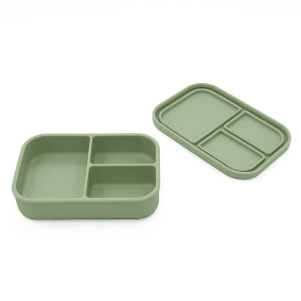 noüka Small Silicone Sealed Snack Box - Leaf