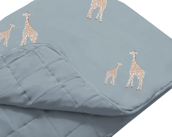 günamüna Toddler Cozy Cloud Comforter Baby Blanket - Giraffe Moss 2.5 TOG