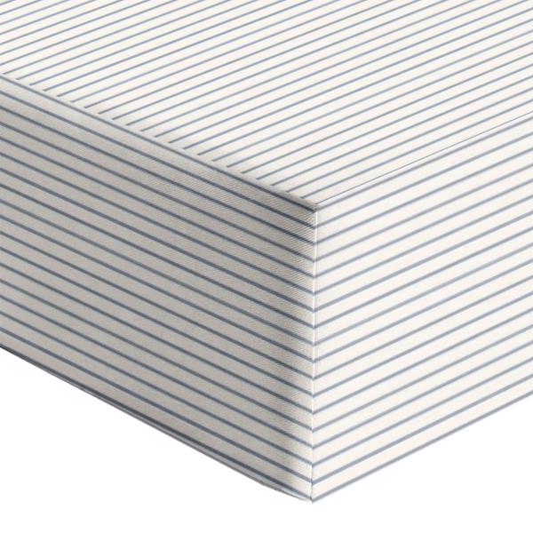 günamüna Crib Sheet - Blue Stripe