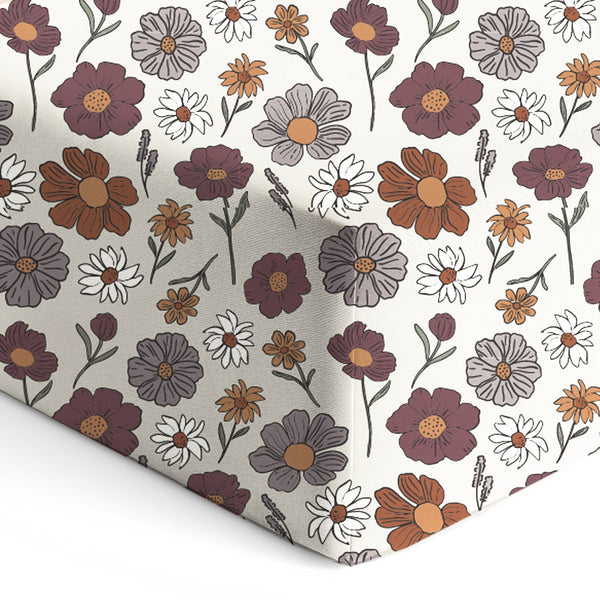günamüna Crib Sheet - Bouquet