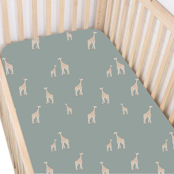 günamüna Crib Sheet - Giraffe