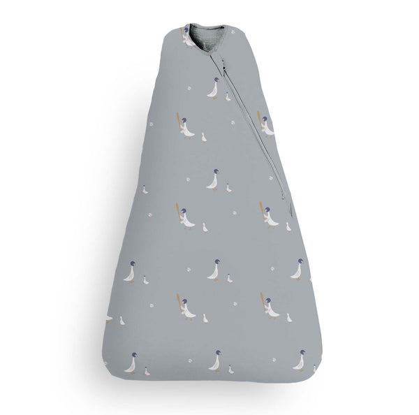 günamüna Swaddle Sleep Sack Duvet Bamboo Baseball Goose 1 TOG