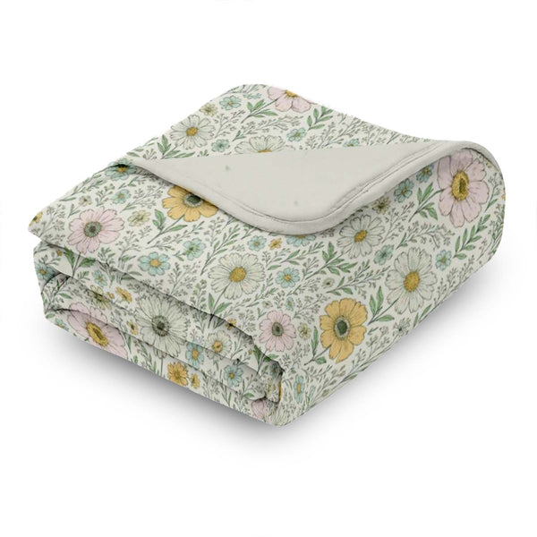 günamüna Mini Cozy Cloud Comforter Baby Blanket 1 TOG - Wild Flower