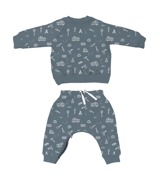 günamüna Fleece Sweatsuit Construction