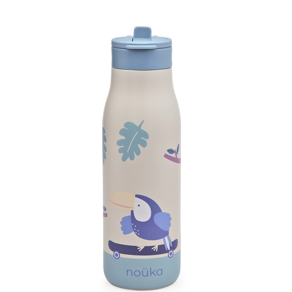 noüka Stainless Steel Drinking Bottle 16 Oz Daisy Collection - Kiko The Toucan