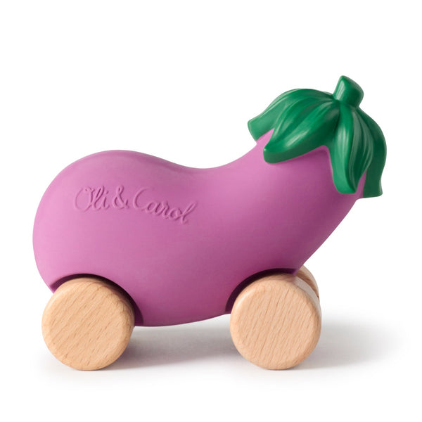 Oli & Carol Emma The Eggplant Baby Car Toy