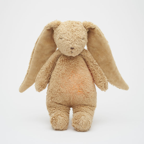 Moonie Organic Humming Bunny With Lamp - Cappuccino