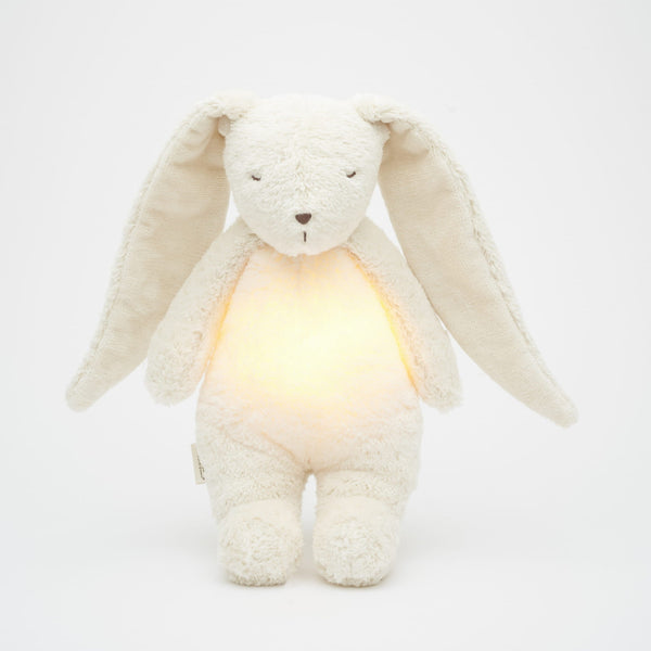 Moonie Organic Humming Bunny With Lamp - Polar