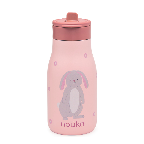 noüka Stainless Steel Drinking Bottle 10 Oz Lucie Collection - Pip The Rabbit